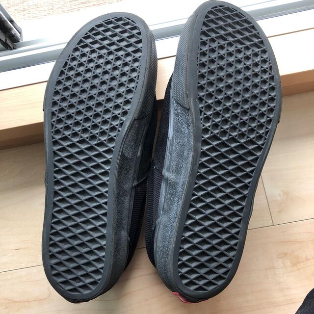VANS(ヴァンズ)のbands バンズ　スリッポン　ブラック　ブラック　26.5センチ メンズの靴/シューズ(スニーカー)の商品写真