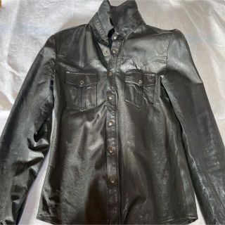 DOLCE&GABBANA - ドルチェ&ガッバーナ レザーシャツの通販 by まあ's