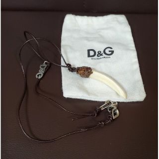 ドルチェアンドガッバーナ(DOLCE&GABBANA)のDOLCE&GABBANA　ネックレス　革紐(ネックレス)