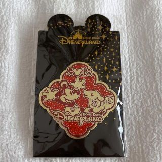 ディズニー(Disney)の【非売品】香港ディズニーランド　ミッキー　ピンバッジ(キャラクターグッズ)