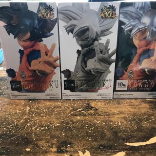 バンダイ(BANDAI)のドラゴンボールヒーローズ　１０周年フィギュア未開封3体、開封品3体　合計６体(アニメ/ゲーム)