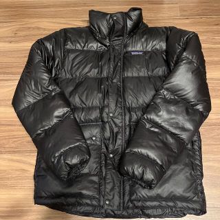 パタゴニア(patagonia)の最終価格　patagonia パダゴニア ダウン  フード 黒 ブラック(ダウンジャケット)