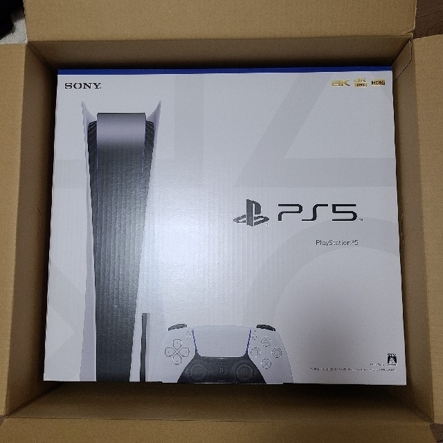 SONY(ソニー)のsudu様専用 PS5 本体 新品 CFI-1200A01 10/9購入 エンタメ/ホビーのゲームソフト/ゲーム機本体(家庭用ゲーム機本体)の商品写真