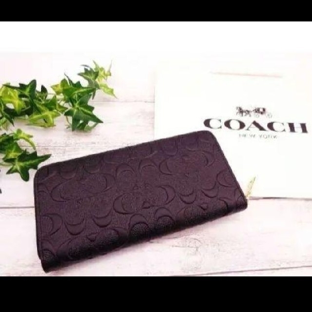 COACH(コーチ)の新品  COACH 長財布  黒 レディース メンズ レディースのファッション小物(財布)の商品写真