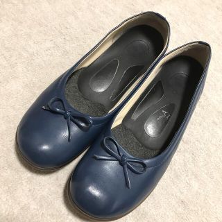 リゲッタ(Re:getA)のLL【リゲッタ】バレーシューズ・紺(バレエシューズ)