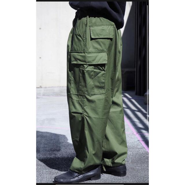 REMAKE 80'S DEADSTOCK POPLIN TROUSERS