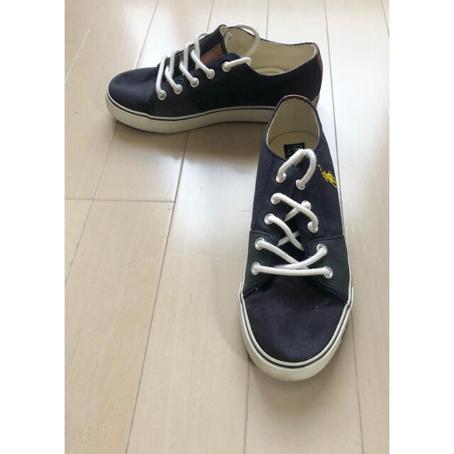 POLO RALPH LAUREN(ポロラルフローレン)のPOLO RALPH LAUREN CANVAS SNEAKER SIZE 20 キッズ/ベビー/マタニティのキッズ靴/シューズ(15cm~)(スニーカー)の商品写真