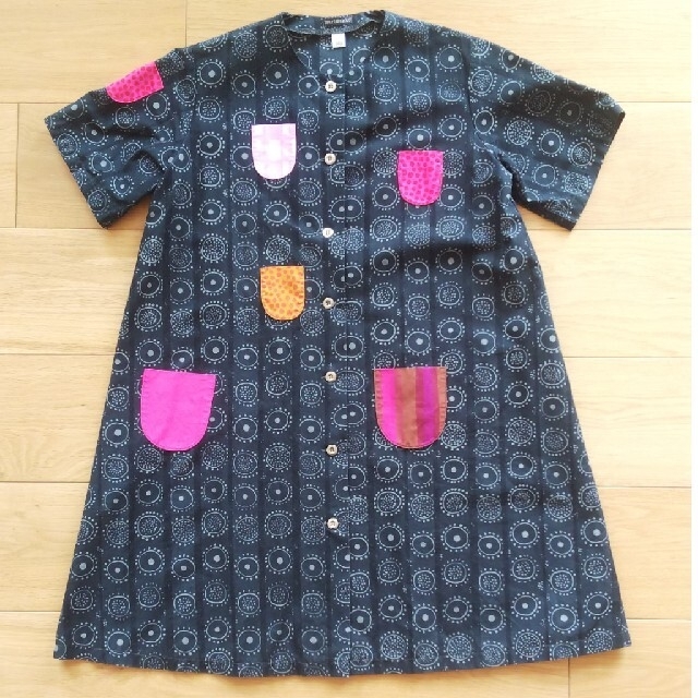 marimekko(マリメッコ)のmarimekko 前あきワンピース キッズ/ベビー/マタニティのキッズ服女の子用(90cm~)(ワンピース)の商品写真