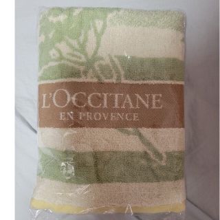 ロクシタン(L'OCCITANE)の値下げ！L'OCCITANE(ロクシタン)　ノベルティ　バスタオル(タオル/バス用品)