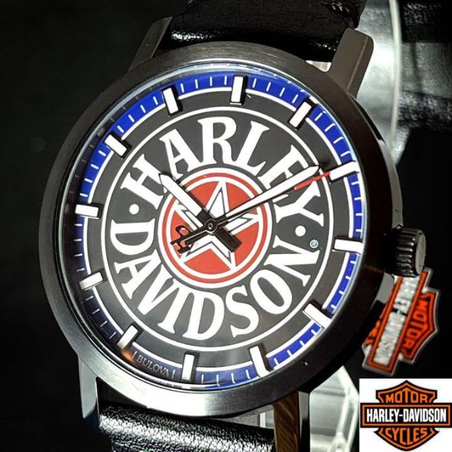 Harley Davidson】Bulova/メンズ腕時計/激レア/希少 クリスマス