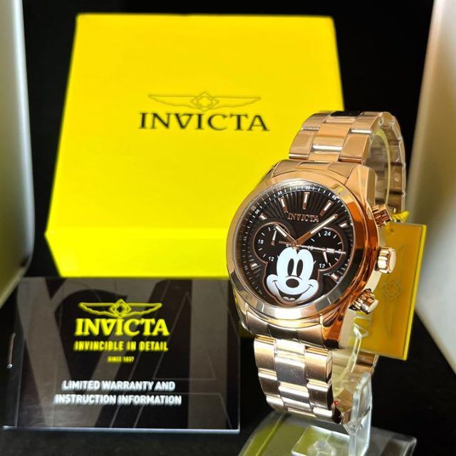 【Disney】INVICTA/新品未使用/ミッキー マウス/メンズ腕時計