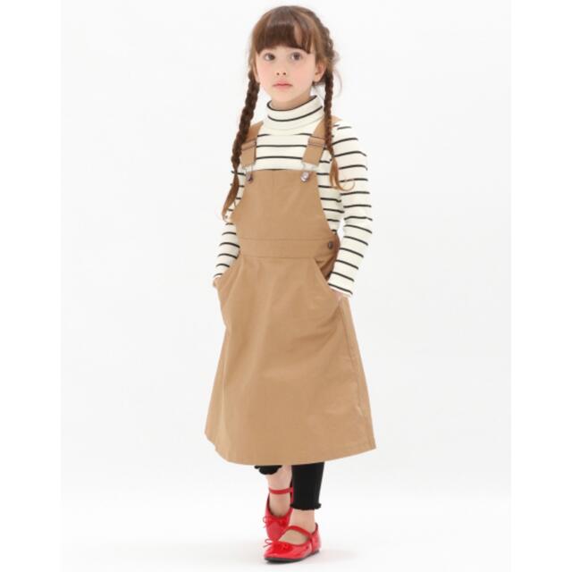 GLOBAL WORK(グローバルワーク)のglobalwork エプロンフレアジャンスカ XXL キッズ/ベビー/マタニティのキッズ服女の子用(90cm~)(ワンピース)の商品写真