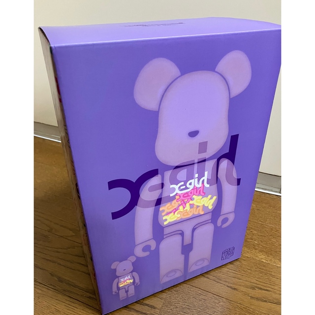 大量入荷 BE@RBRICK - BE@RBRICK X-girl 400% 100% PURPLE CLEAR キャラクターグッズ 大量入荷 BE@RBRICK - BE@RBRICK X-girl 400% 100% PURPLE CLEAR キャラクターグッズ