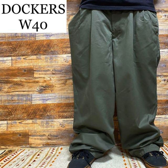 Dockers/Levi's コーデュロイパンツ 太畝 2タック  W38