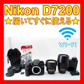 Nikon - ❤届いてすぐに使える❤Wi-Fi付❤Nikon D7200❤高画質・高精度