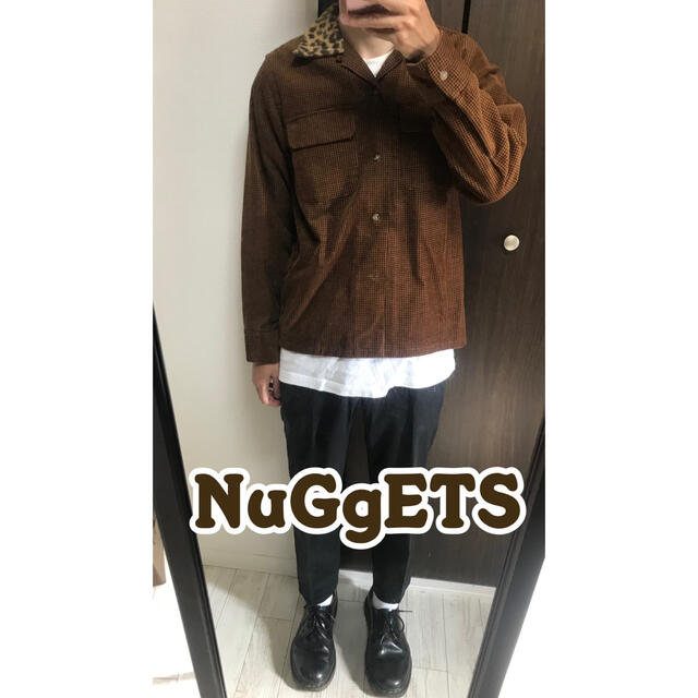 ほぼ未使用☆ Nuggets OPEN COLLAR LEOPARD SHIRTシャツ