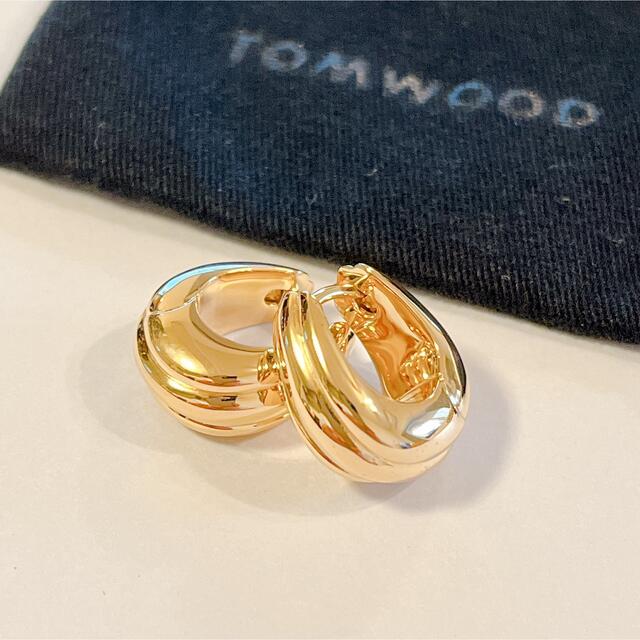 人気 Tom Wood Ice Hoop Line ピアス ユニセックス