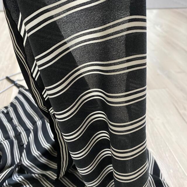 ストライプ ロングキャミソール レディースのスカート(ロングスカート)の商品写真