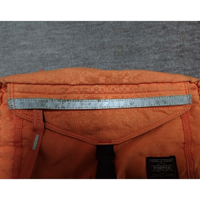 PORTER(ポーター)のPORTER ポーター ウェストポーチ オレンジ色 メンズのバッグ(ウエストポーチ)の商品写真