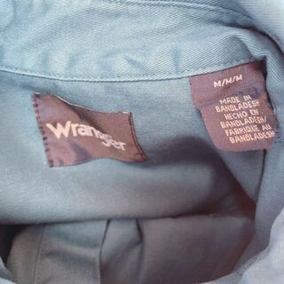 Wrangler - スナップボタン ワークシャツ エメラルドグリーン サイズＭ 