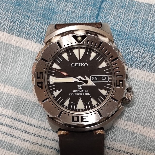 SEIKO SRP307 プロスペックス ブラックモンスター シャークトゥース