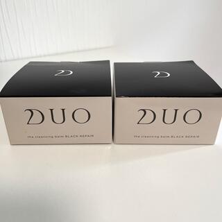 シセイドウ(SHISEIDO (資生堂))の大人気　新品未開封2個　DUO デュオ　クレンジングバーム　ブラックリペア(クレンジング/メイク落とし)