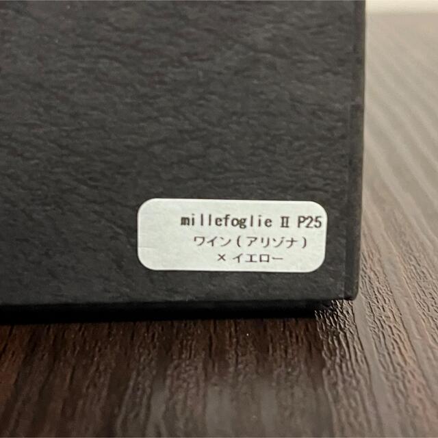 m+(エムピウ)の【新品・未使用 】エムピウ m+ 財布 MILLEFOGLIE2 P25 メンズのファッション小物(折り財布)の商品写真