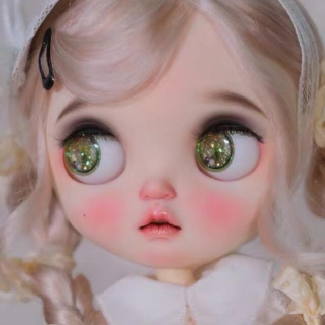 ッグのみで 作家様カスタムブライス ドール フルセット キラキラ 美人 販売は超安いです カスタムブライス ネオブライス 海外作家様 フルセット 美人さん きれい おもちゃ/人形