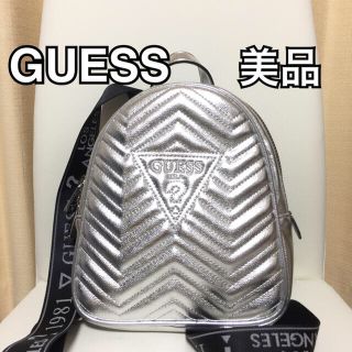 ゲス(GUESS)のGUESS ゲス リュック バックパック シルバー(リュック/バックパック)