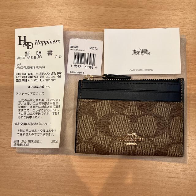 COACH - 【未使用品 COACH】パスケース ※箱なし ※証明書付きの通販 by ...