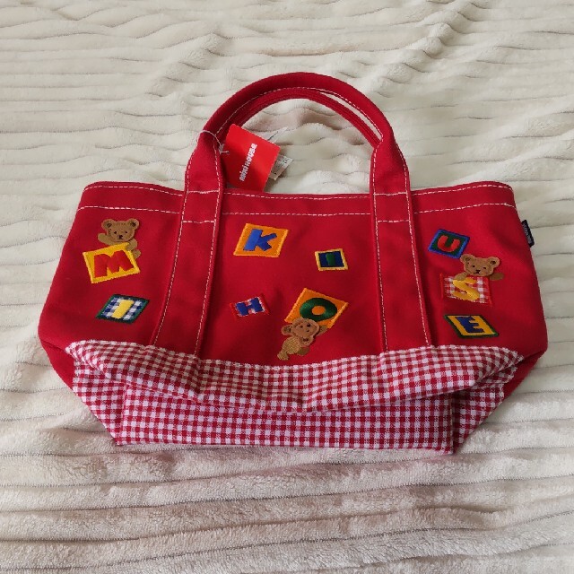 mikihouse(ミキハウス)のmiki house トートバッグ　赤 レディースのバッグ(トートバッグ)の商品写真