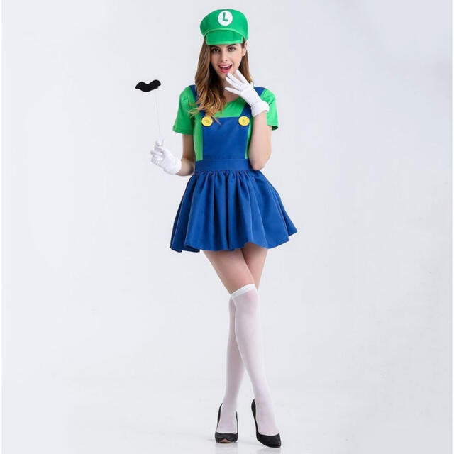 Mario & Luigi コスプレ　セット エンタメ/ホビーのコスプレ(衣装)の商品写真