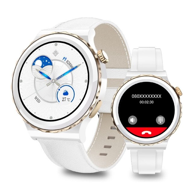 卸し売り購入 watch smart シリコン＋本革 通話機能 最新AI機能 2セット ベルト 腕時計 - www.proviasnac.gob.pe