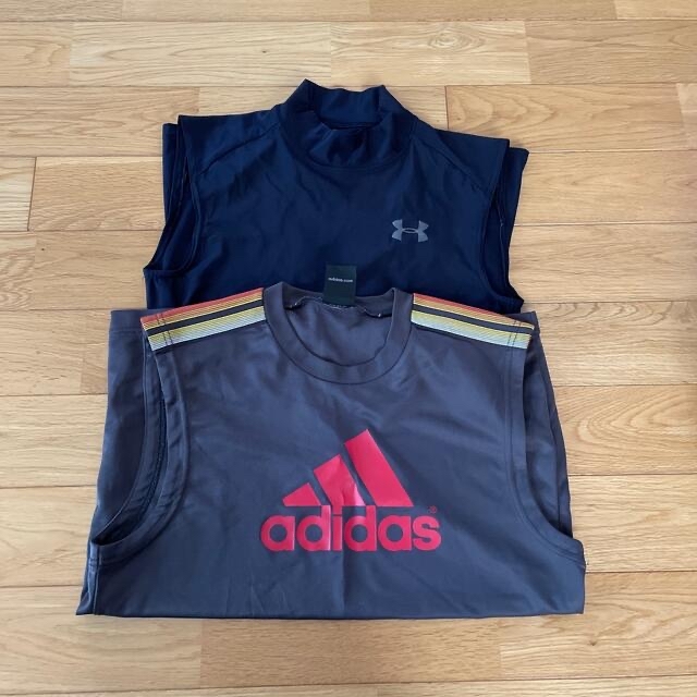 adidas(アディダス)のadidas  アンダーアーマー　シャツ2枚セット メンズのトップス(Tシャツ/カットソー(半袖/袖なし))の商品写真