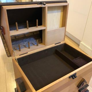 裁縫箱 ソーイングボックス お家型の通販 by さわ|ラクマ