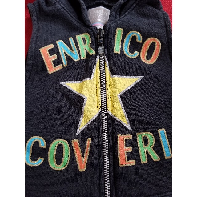 ENRICO COVERI(エンリココベリ)の【ENRICO COVERI】セット売り パーカー フーディー ベスト 100 キッズ/ベビー/マタニティのキッズ服男の子用(90cm~)(Tシャツ/カットソー)の商品写真