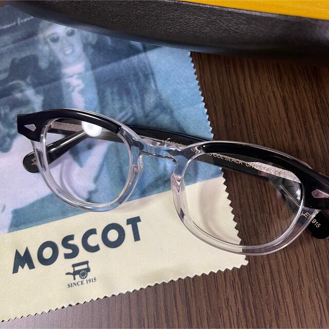 モスコット　レムトッシュ 46  BLACK CRYSTAL メンズのファッション小物(サングラス/メガネ)の商品写真
