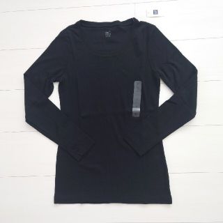 ギャップ(GAP)のGAP ギャップ 長袖 Tシャツ 黒 M カットソー  favorite 新品(Tシャツ(長袖/七分))