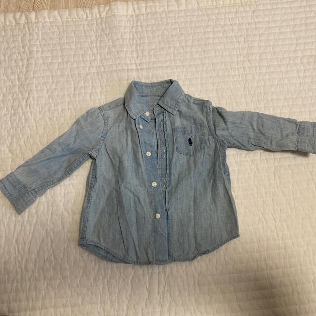 Ralph Lauren(ラルフローレン)のラルフローレン  デニムシャツ キッズ/ベビー/マタニティのベビー服(~85cm)(シャツ/カットソー)の商品写真