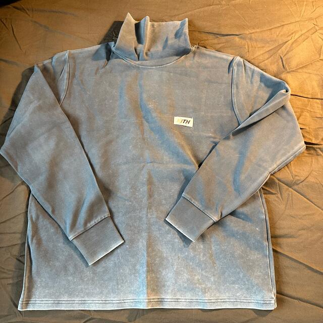 KITH CRYSTAL WASH TURTLENECK BATTLESHIP