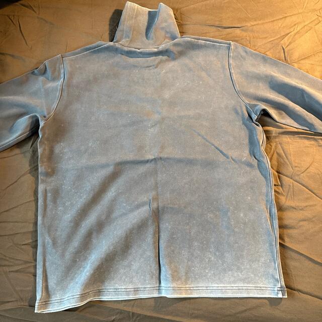 KITH CRYSTAL WASH TURTLENECK BATTLESHIP - 1