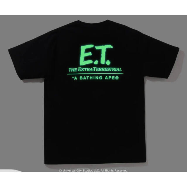 A BATHING APE(アベイシングエイプ)のA BATHING APE x E.T. APE  2XL メンズのトップス(Tシャツ/カットソー(半袖/袖なし))の商品写真