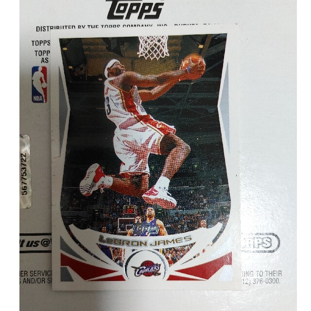 NBA topps レブロン・ジェームズ　ルーキーカード　激レア