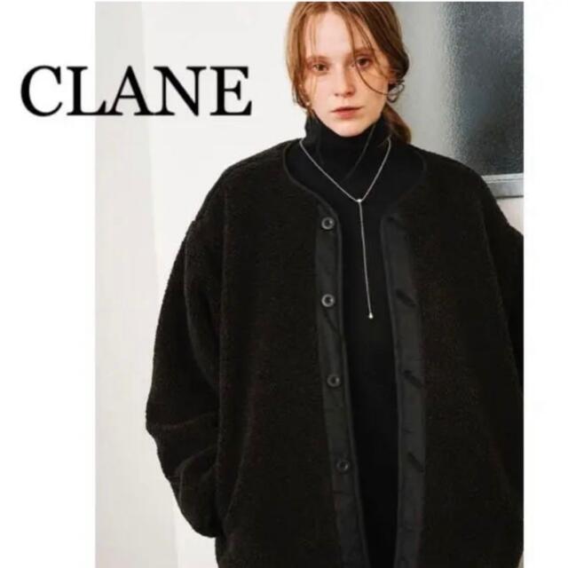 当季大流行 CLANE クラネ リバーシブルミリタリーボアジャケットコート ミリタリージャケット