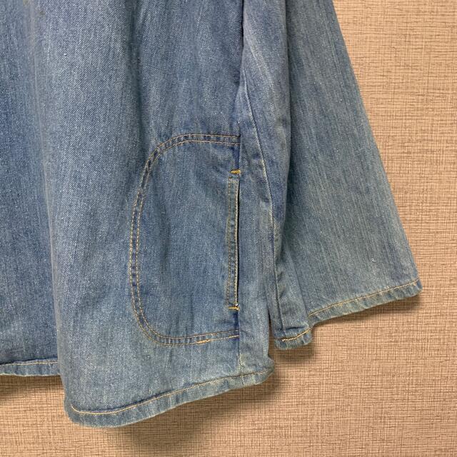 レア　80s ビンテージ　アメリカ古着　プルオーバー　スモック　デニム　古着 メンズのジャケット/アウター(その他)の商品写真