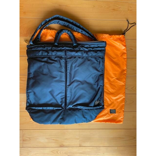 PORTER - POTER 吉田カバン ヘルメットバッグ 2WAY アイアンブルーの
