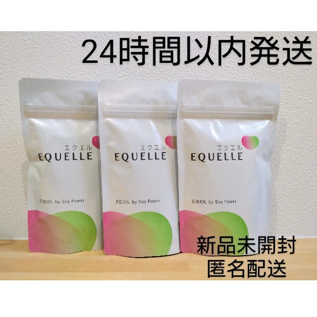 大塚製薬 エクエル 120粒 30日分 3袋セット エクオール 食品/飲料/酒