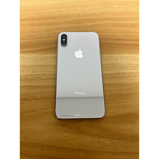 iPhoneX 64GB シルバー 本体