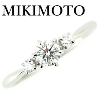 ミキモト(MIKIMOTO)のミキモト ダイヤモンド 0.26ct F-VS1-VG リング Pt950(リング(指輪))