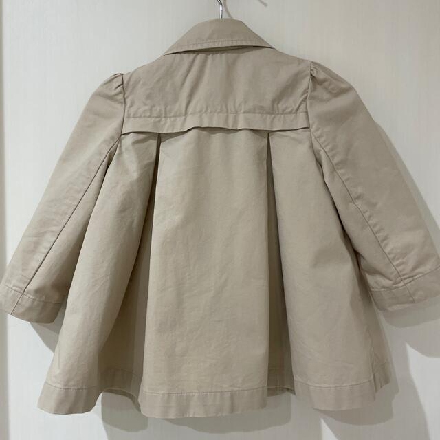 babyGAP(ベビーギャップ)のbabyGAP 90㎝　トレンチコート キッズ/ベビー/マタニティのキッズ服女の子用(90cm~)(コート)の商品写真